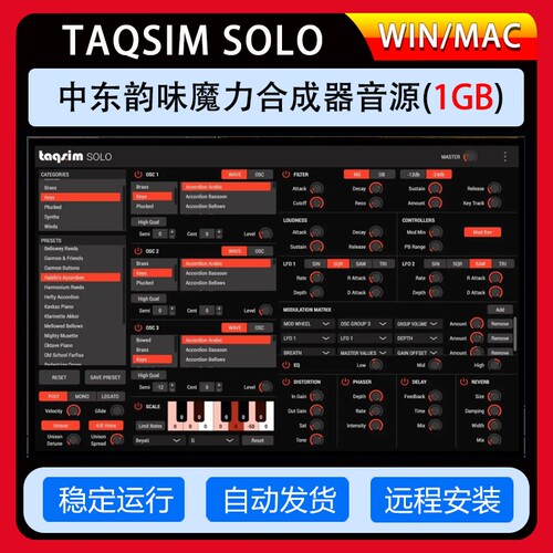 TAQSIMSOLO民族音源中东韵味