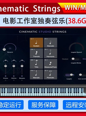 Cinematic Studio Strings影视工作室CSS群奏合奏弦乐音色音源