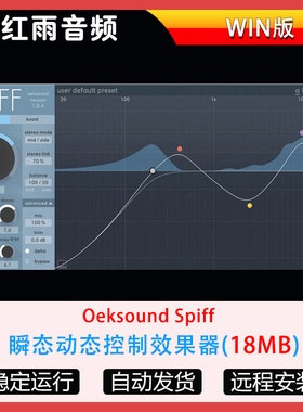 瞬态动态控制效果器 Oeksound Spiff 混音去除口水音乐器清晰插件