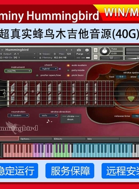 超真实蜂鸟木吉他音源Prominy Hummingbird 康泰克音色库康泰克