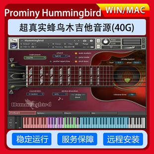 超真实蜂鸟木吉他音源Prominy Hummingbird 康泰克音色库康泰克