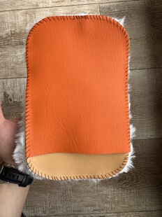 羊毛抛光手套澳洲羊皮毛一体手套手帐本皮鞋包护理滋润保养