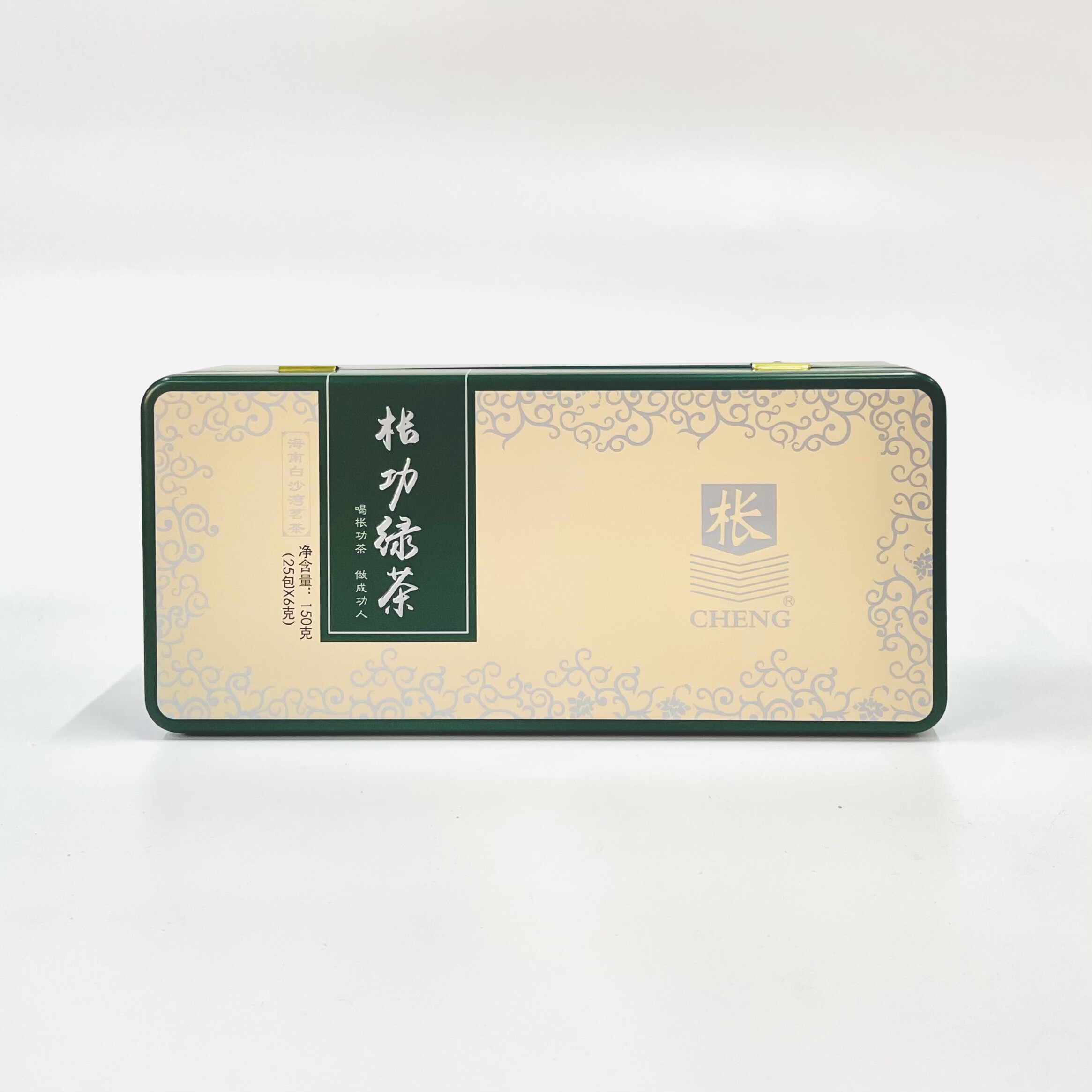 【白沙湾】海南五指山特级枨功绿茶茶叶礼罐装150g