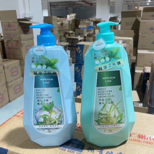 汇集丽薄荷沐浴露清凉清爽肤男女士学生香水久留香沐浴乳液家庭装