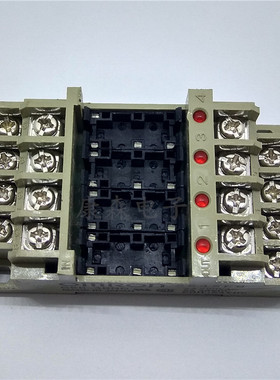 欧姆龙G6B-4BND带灯接线4插 配套G6B-1114P 24VDC继电器底座白色