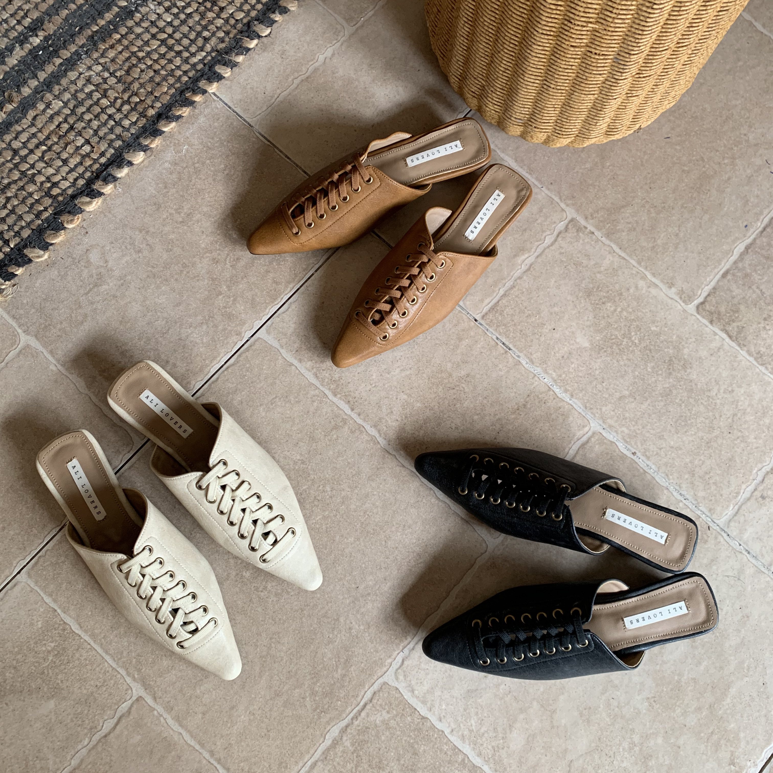 韩式交叉绑带包头拖鞋女个性尖头坡跟凉拖软底少女日常百搭半拖