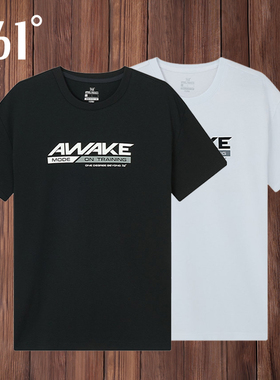 361短袖t恤男士2025秋冬季新款圆领透气休闲运动体恤361度正品短T