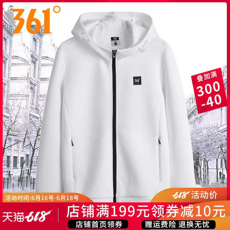 361 coat Spring Hooded Cardigan Sweater 2019 new pattern quality goods leisure time Athletic Wear jacket 361 Degree Womenin the Sportswear/Casual Clothing , Sports Sweater/Pullover  category - from Buy2taobao.com to provide professional Taobao agent buy service