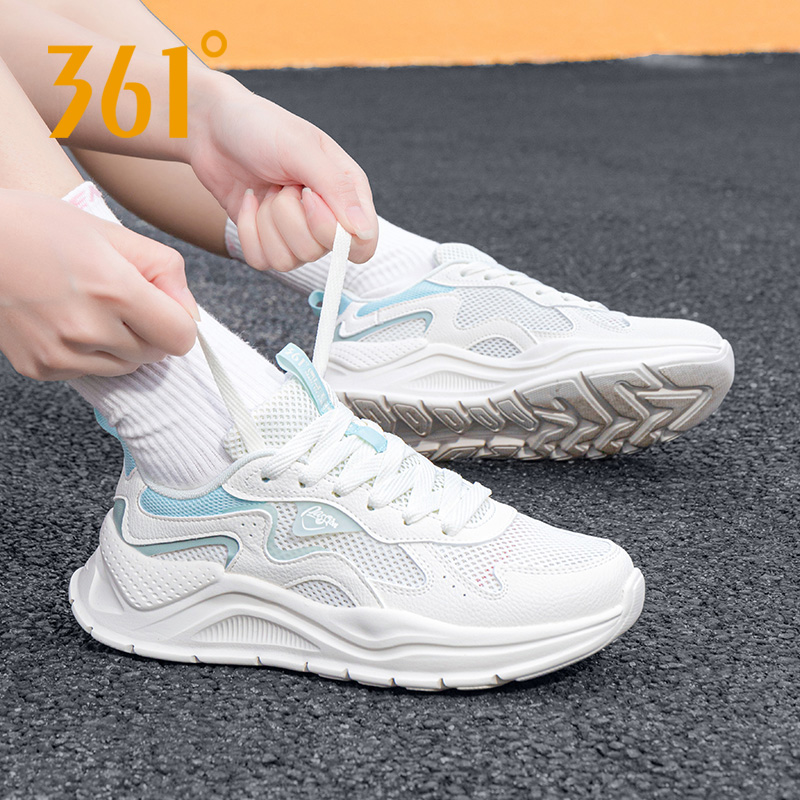 361°女子系带休闲鞋官方正品