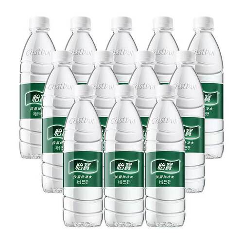 大瓶怡宝饮用纯净水555ml和400ml