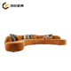 Roberto cavalli弧形沙发家具进口真皮现代弧形可拼接沙发1 1定制