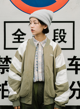 PROS BY CH 秋冬新款 复古多口袋校服夹克外套情侣外套 男女外套