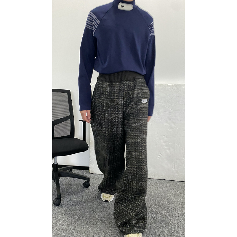 UMAMIISM小香风宽松散步阔腿裤