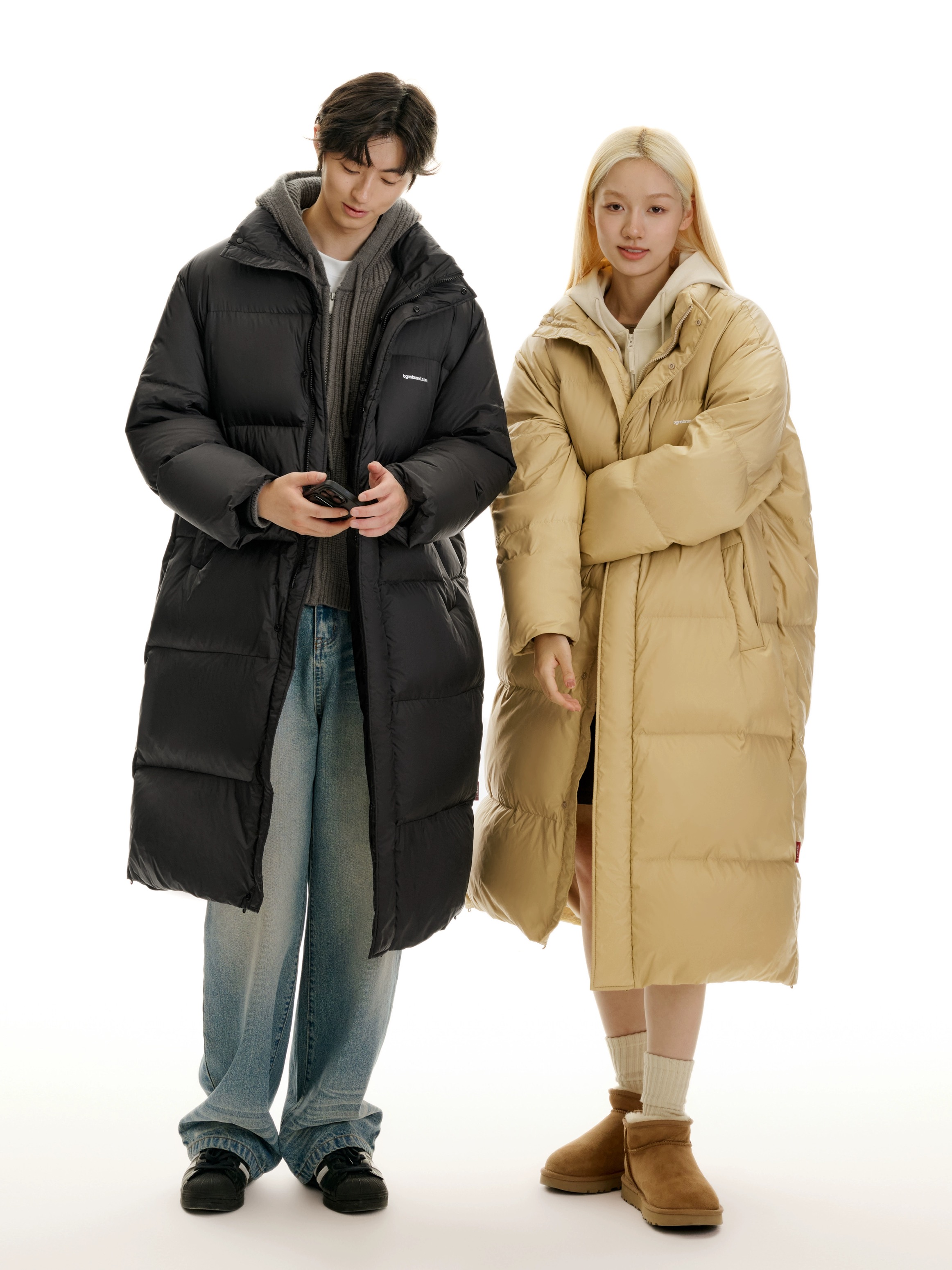 TGNS潮牌折叠变形羽绒服