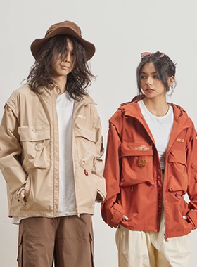 OSCill振荡工业 科技可拆卸马甲冲锋衣山系户外功能街头夹克