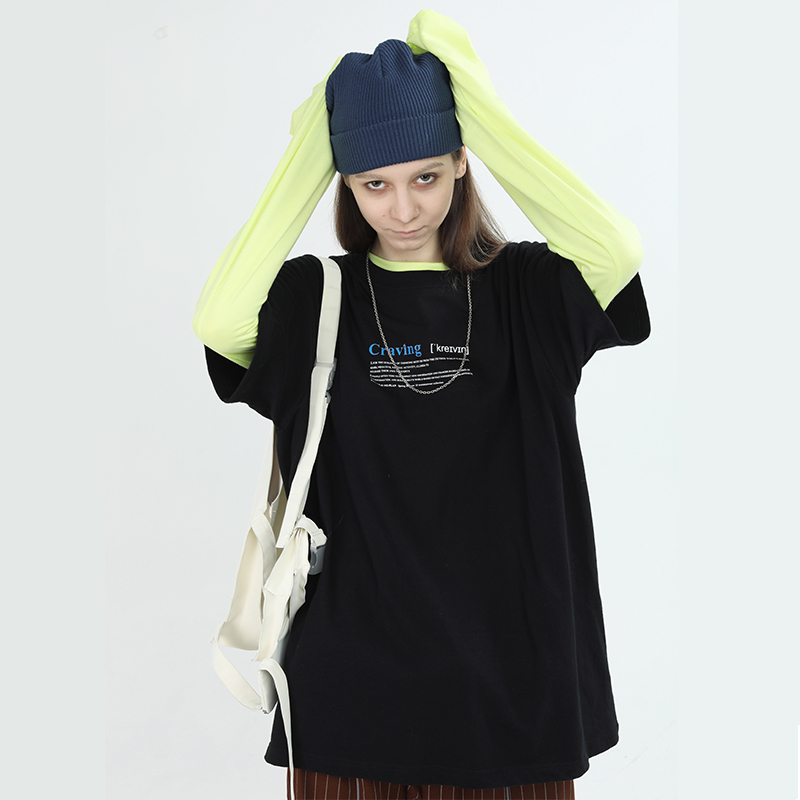 B.L.I.N.D / NO PLAN 18ss±êÓïÖ÷Ìâ»ù´¡ÊýÂëÖ±ÅçԲͲºÚ°×Á½É«TÐô