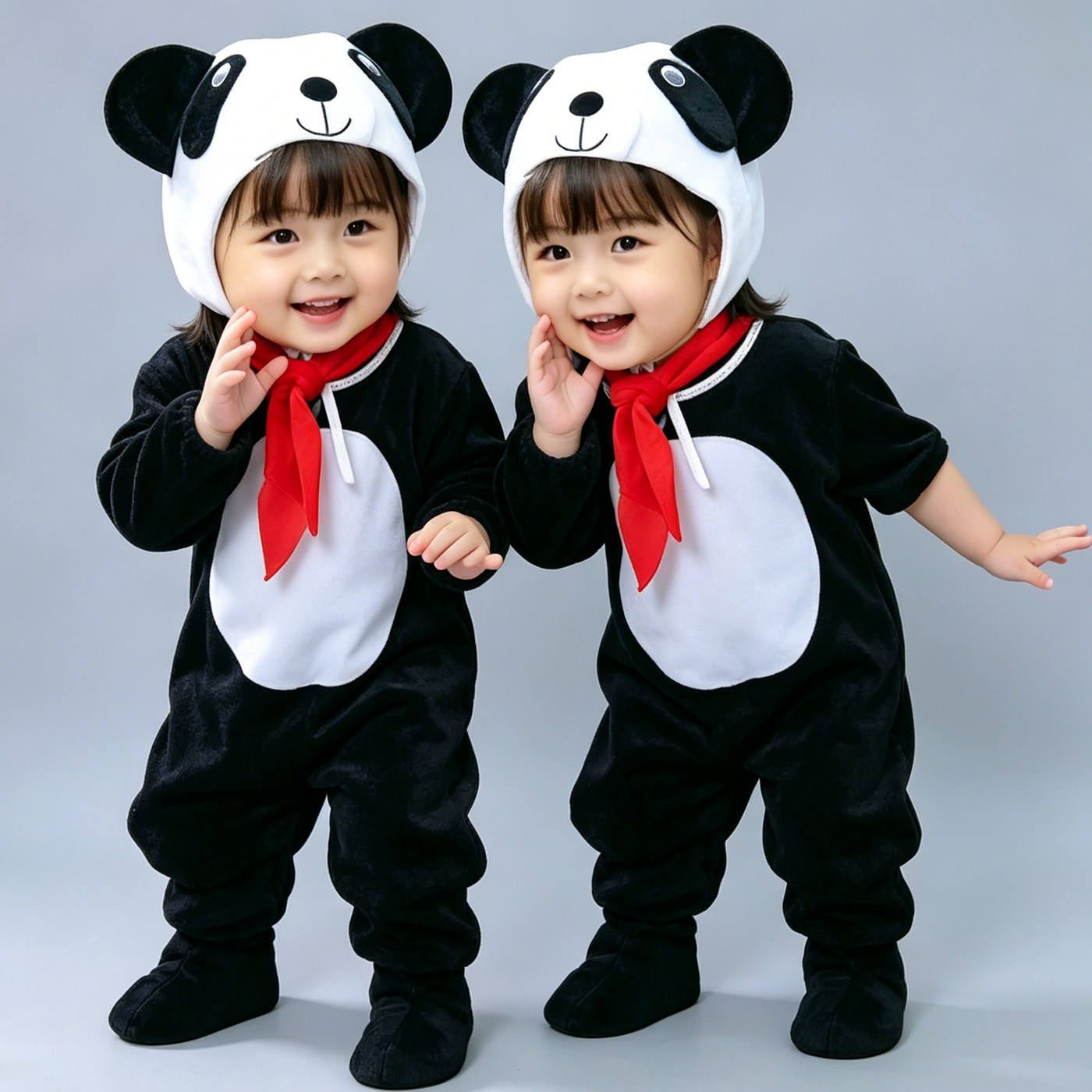幼儿园大熊猫儿童动物演出表演服