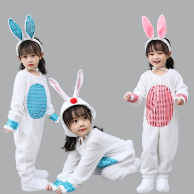 儿童小动物兔子演出服