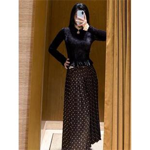 CI代购 碎花印花高腰中长半裙SFPJU01556 S家25秋冬法式