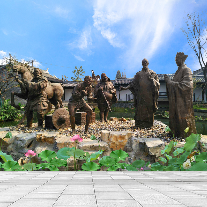 吴承恩西游记人物雕塑影视文化传承雕塑户外园林摆件雕塑制作厂家