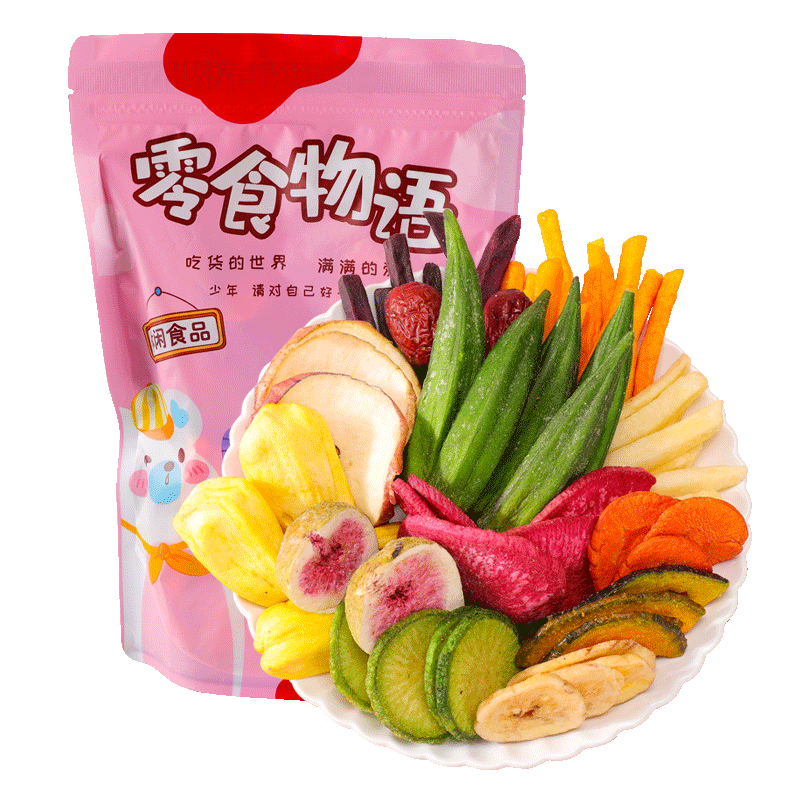 什锦果蔬脆片混合装脱水即食香菇