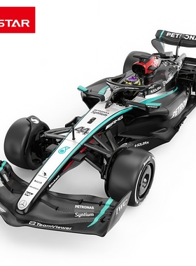 rastar星辉遥控车模奔驰AMGW15F1方程式赛车USB充电玩具礼物1:12