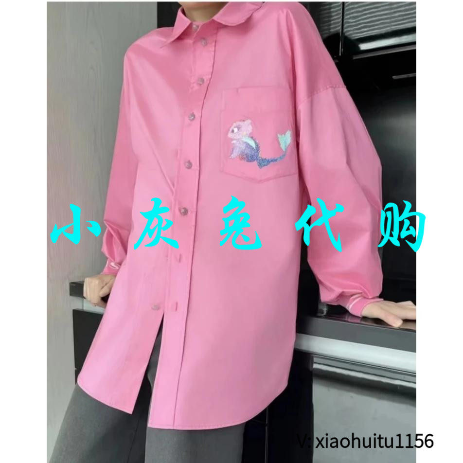 小灰兔正品代购休闲长袖衬衫
