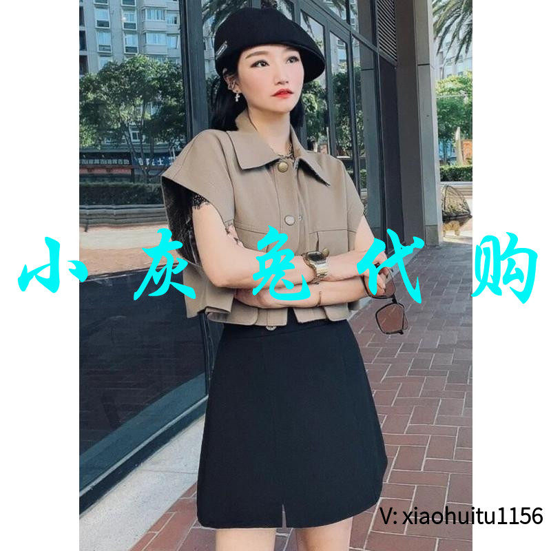 小灰兔正品代购短款风衣时尚