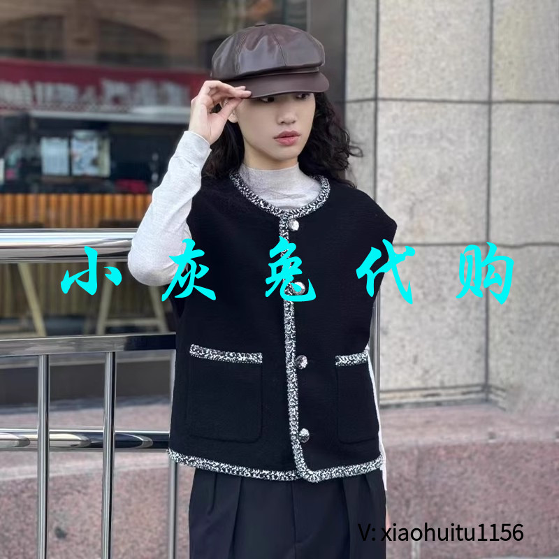 小灰兔专柜正品代购2026春新款马甲小香外套1400791-7109811-001