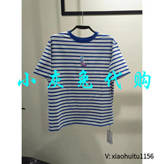 小灰兔专柜正品代购2025夏装条纹圆领T恤1300901-1P14642-001