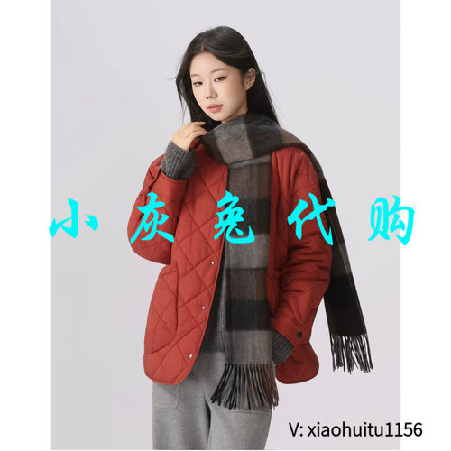 小灰兔专柜正品代购宽松显瘦圆领新雪丽棉服 5400730-1034027-001