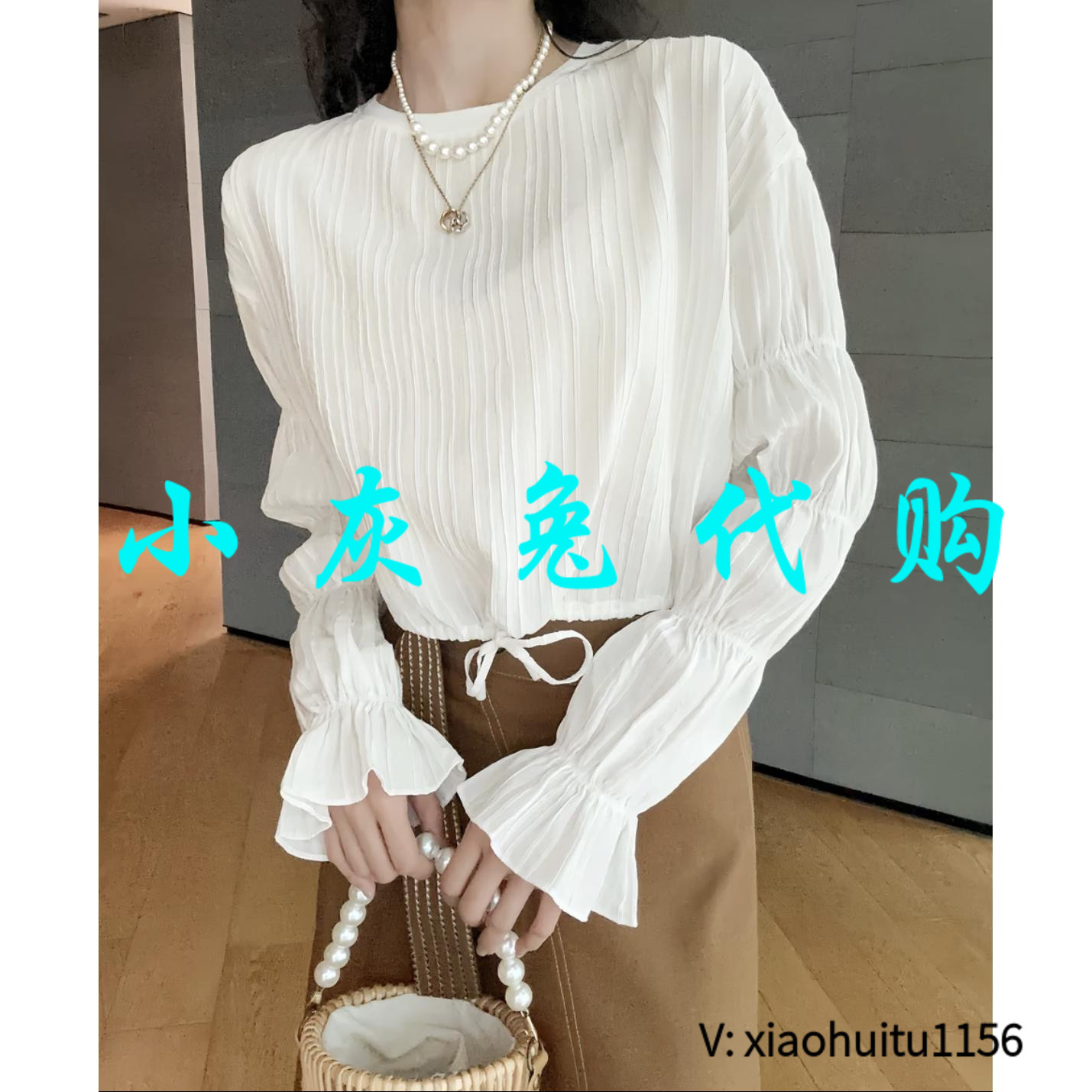 小灰兔正品代购短袖衬衫