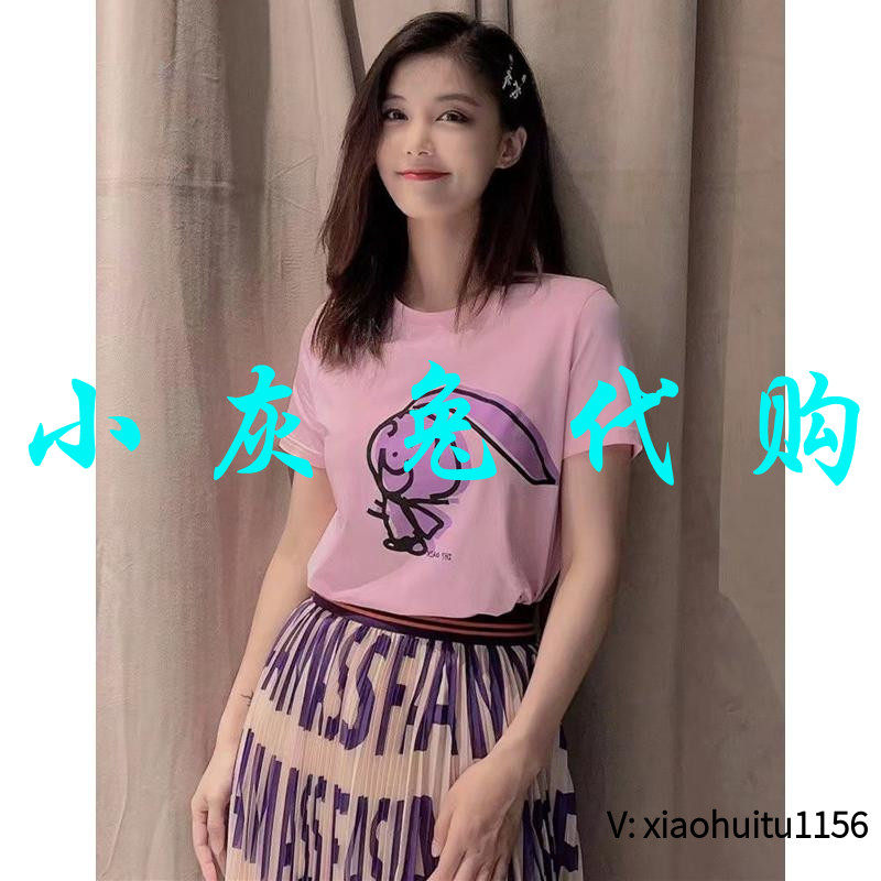 兔子印花短袖T恤女装5300254