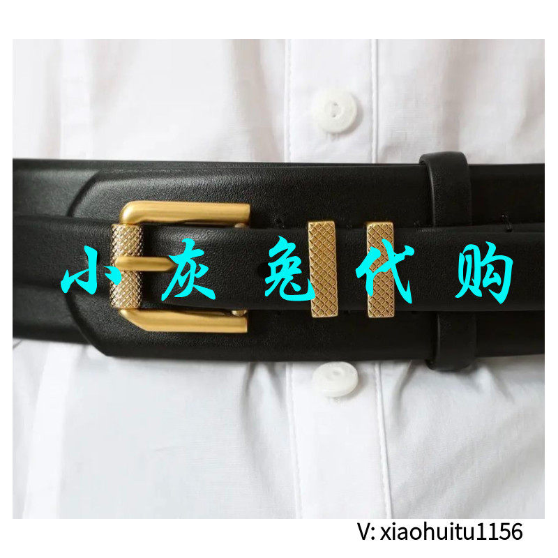 小灰兔专柜正品 黑色腰封皮带现货1-4码590043-9Y09811