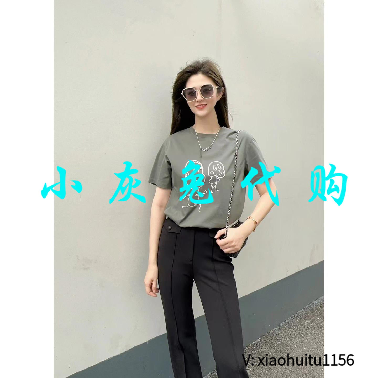 小灰兔正品代购短袖T恤