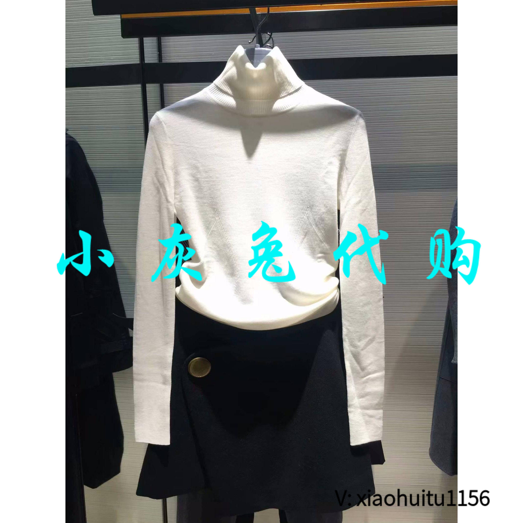 2折特卖 小灰兔专柜正品代购 纯色高领毛衣 5005-700712-6007943