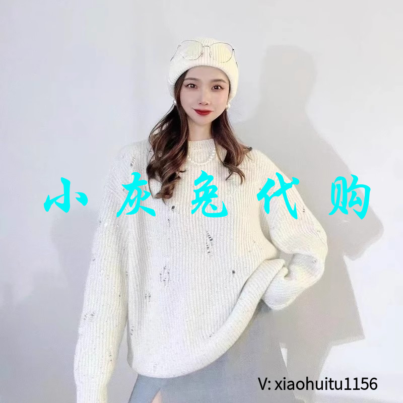 3折 小灰兔专柜正品代购2025秋冬款亮片毛衣1399668-7T36471-005