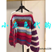 代购 2025秋条纹羊毛衫 女毛衣5399478 小灰兔专柜正品 7T25245 003