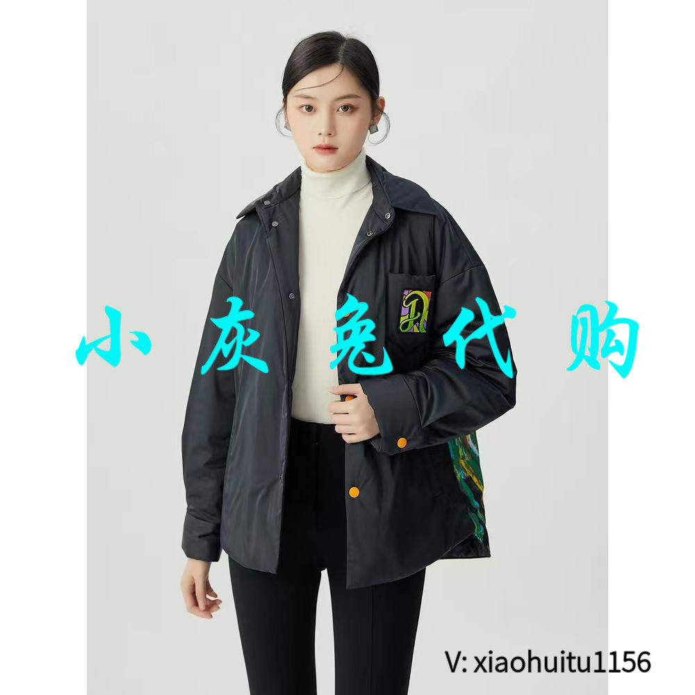 小灰兔正品代购印花新雪丽棉服