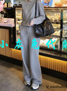 小灰兔专柜正品代购2025秋新款松紧腰休闲裤5100386-4220421-001