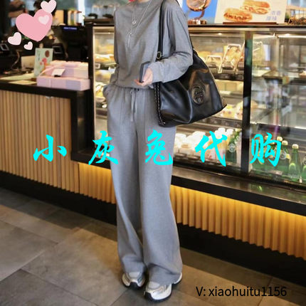 小灰兔专柜正品代购2025秋新款松紧腰休闲裤5100386-4220421-001