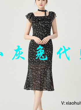 小灰兔专柜正品代购2025夏装新款碎花短袖连衣裙女150025-2A66711