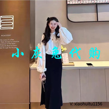 小灰兔专柜正品代购步步生花中长款开叉半裙1200232-1135211-001