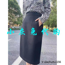 小灰兔专柜正品代 2025秋冬加绒松紧腰半身裙5200365-2050811-001