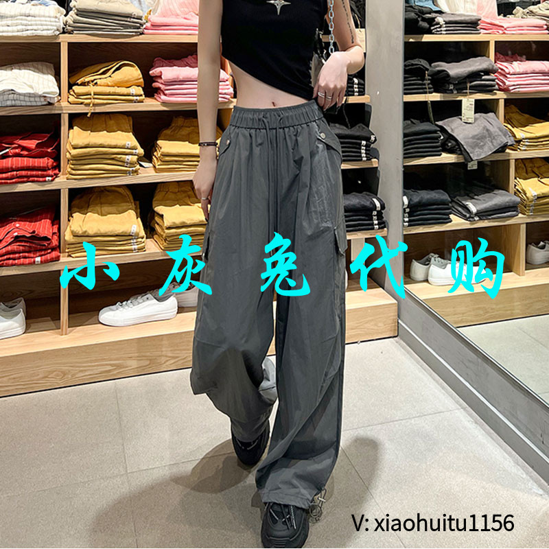 小灰兔专柜正品代购2026新款速干工装裤冰丝束脚裤多口袋冲锋裤