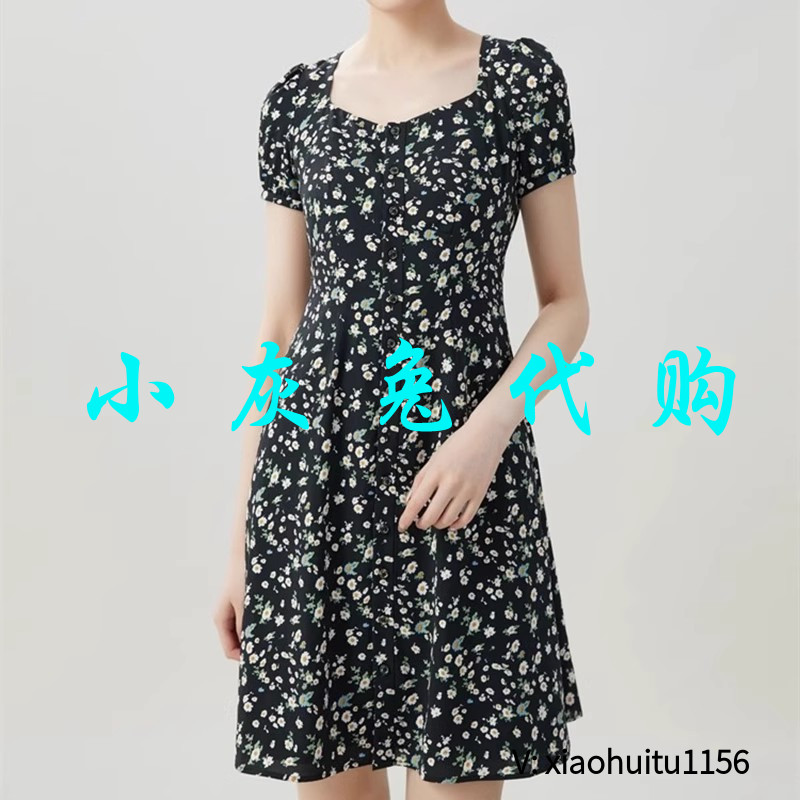 小灰兔正品代购碎花连衣裙