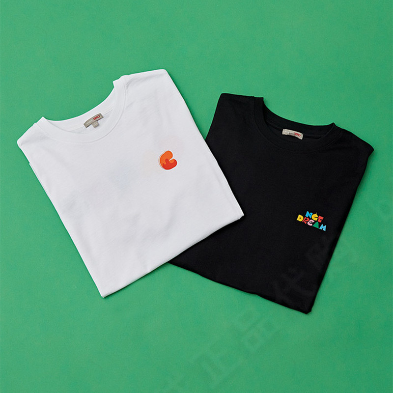 正品现货 韩国SPAO NCT DREAM Candy联名 黑色白色圆领短袖T恤TEE