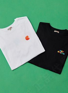 正品现货 韩国SPAO NCT DREAM Candy联名 黑色白色圆领短袖T恤TEE