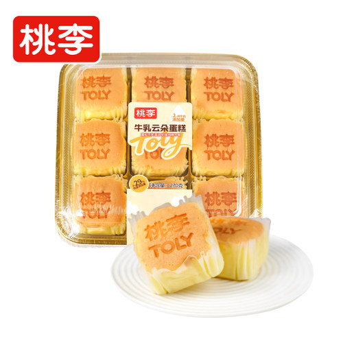 桃李牛乳云朵早餐速食蛋糕