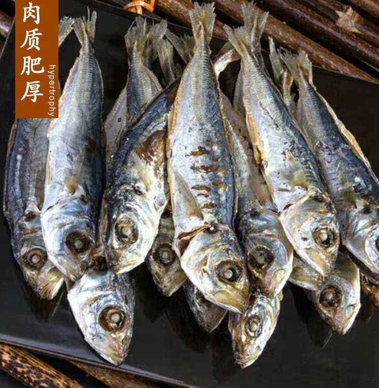 自晒南麂岛巴浪鱼干500g包邮淡干下饭菜手撕即食熟鱼干海鲜干货鱼